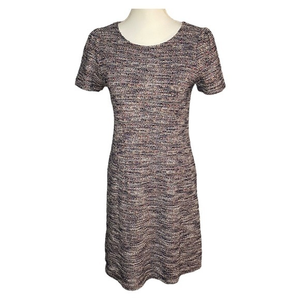 LOFT Women's Size 2 Tweed Short Sleeve Dress Business Professional Office‎